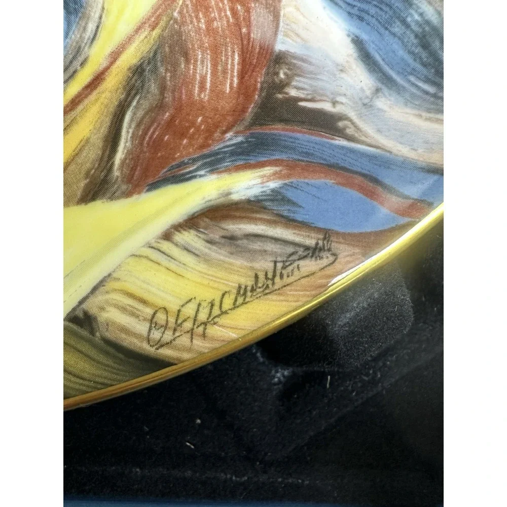 Royal Doulton Gabriella #152 Hand Signed Masseria Plate Photo COA Box